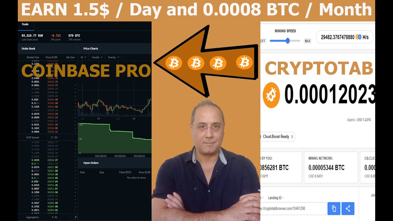 Withdraw bitcoin from cryptotab to coinbase earn 1 5 per day and 0 