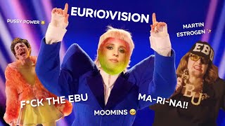 I edited Eurovision 2024 making it a big Mess (best moments / funniest moments)