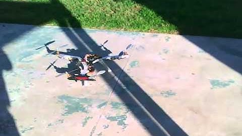 MultiWiiCopter - Flymentor Gyro Hover Test II