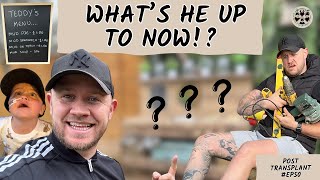 WHAT IS HE UP TO NOW!?....FULL DIY MUD KITCHEN BUILD FOR TEDDY'S BIRTHDAY!...#EP50