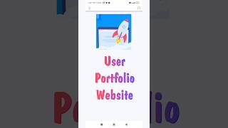 Portfolio project using only html 🔥| #shorts #viral #webdevelopment #project #react #cs