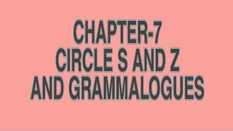 #20!!!! chapter -7/ Circle S and Z/Grammalogues Part -5/ in Tamil by Ranjani