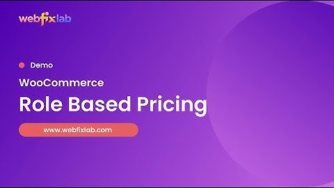 Role Based Pricing for WooCommerce – Smart Solutions for Dynamic Pricing
