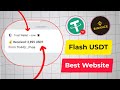 Flash usdt kaise banaye | Best website for flash usdt - TRC20 &amp; BEP20 #flashusdtgenerator 