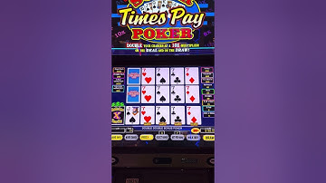 Quads dealt on 3 hands!!! Big win on 50 cent denom! #poker #videopoker #casino #vegas #wynnlasvegas