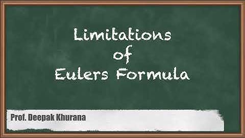 Understanding The Boundaries: Limitations Of Euler Formula In Strength Of Material