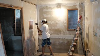 Man spends 30 days renovating old kitchen | Old house renovation