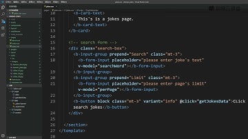 《Nuxt+BootstrapVue SSR项目实战》 1·14  jokes页面表单查询列表