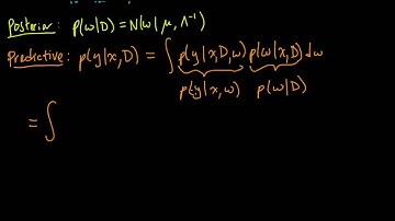 (ML 10.4) Predictive distribution for linear regression (part 1)