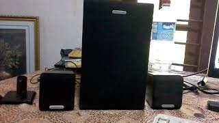 Creative subwoofer  bass tast