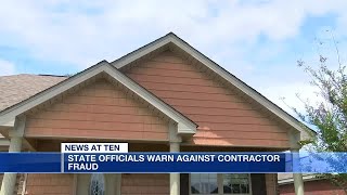 Alabama officials give tips on how to avoid contractor fraud