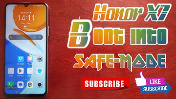 Honor X7 How to Boot into Safe-Mode|Helps you find Problems with Apps & Widgets