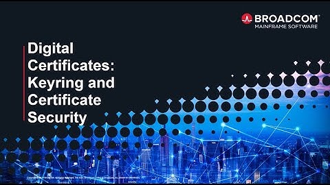 Keyring and Certificate Security