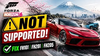 Forza Horizon 6 Gpu Not Supported? Fh101 Fh201 Fh205 Fixed