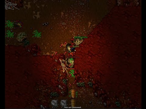 Tibia: Hunting guides 32 (knight 60+ wailing widows and lancer beetles) - YouTube