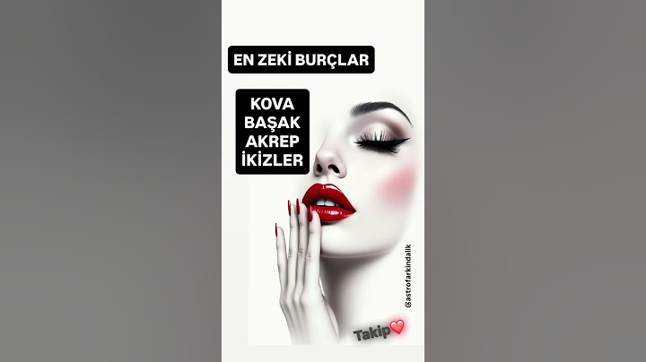 En Zeki Burçların Başında‼️