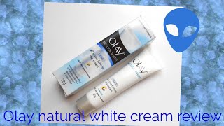 Olay natural white cream review