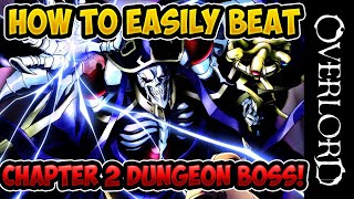 The Easiest Way To Beat Overlord Chapter 2 Dungeon Boss With No Marco | Anime Fighting Simulator
