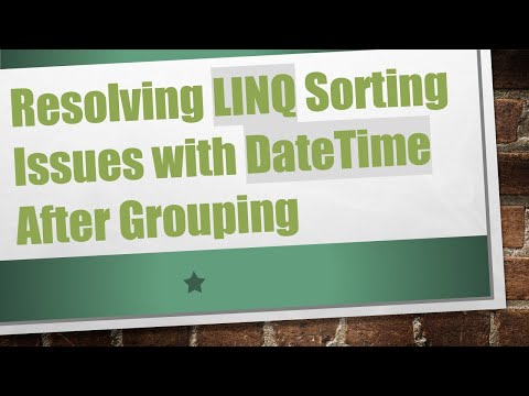 Resolving LINQ Sorting