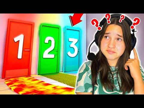 NE JAMAIS CHOISIR LA MAUVAISE PORTE ! ROBLOX CHALLENGE ! (Pick A Door)