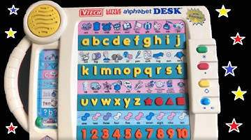Vintage V-Tech Alphabet Desk Children