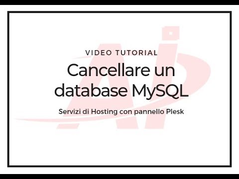 Come cancellare un database MySQL