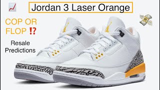 air jordan 3 laser orange resell price
