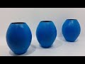 Potes: Como fazer vaso de gesso imitando cerâmica. How to make vase imitating ceramics.