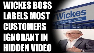 Wickes Boss Attacks Most Of The Country During Cringe Inducing Virtue Signal