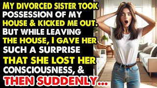 "Kicked Out Home by My Sister, I Left a Shocking Surprise That Made Her Faint!"