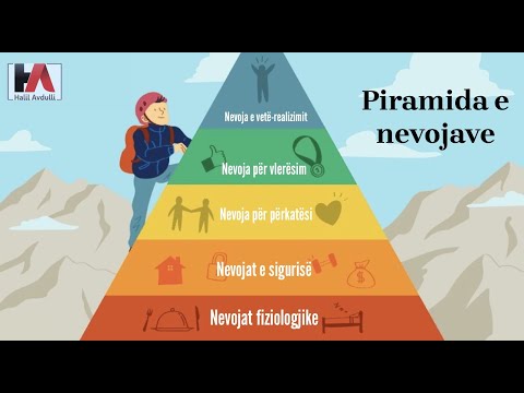 Piramida e hierarkisë së nevojave njerëzore - Halil Avdulli