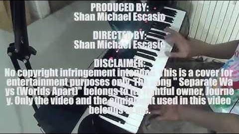 Journey - Separate Ways Keyboard cover (take 3)