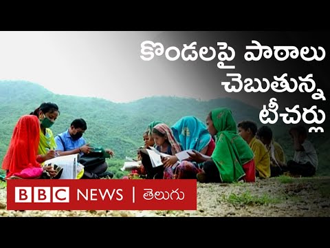 Smartphones లేక Online Classes విన‌లేని Tribal Studentsకు పాఠాలు చెప్పేందుకు‌ తిప్ప‌లు | BBC Telugu