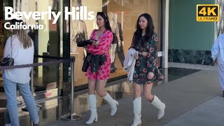 🚶🏻SATURDAY AFTERNOON, Beverly Hills🌴🌴California🇺🇸[4K]