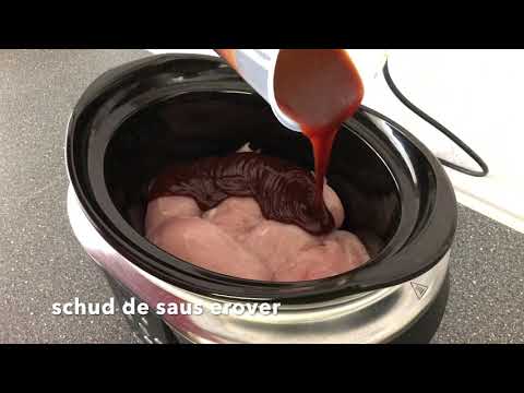 Video: Kwarkbraadpan Met Bessensaus In Een Slowcooker