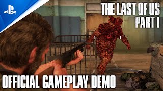 The Last of Us Part I Remake: New Gameplay DEMO PS5, Official Walkthrough Bloater Boss Fight