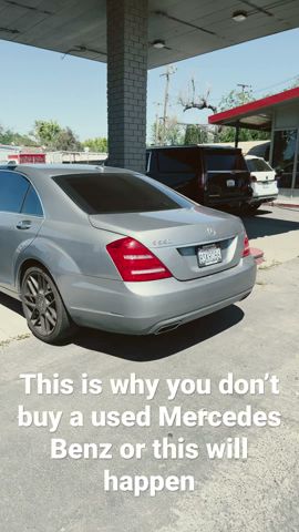 This is why you don’t buy a used Mercedes Benz s550 never seen this happen before part 1