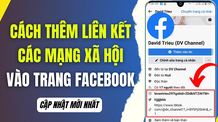 Hướng dẫn lấy thêm liên kết trên facebook