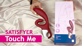 SATISFYER: Touch Me - вібратор-кролик, подвійний відросток, 3 потужні мотори