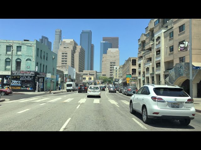 mp3 - los angeles 4k dtla hollywood driving downtown usa