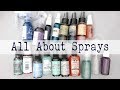 Beginners Mixed Media--ALL ABOUT SPRAYS--How to use Sprays?