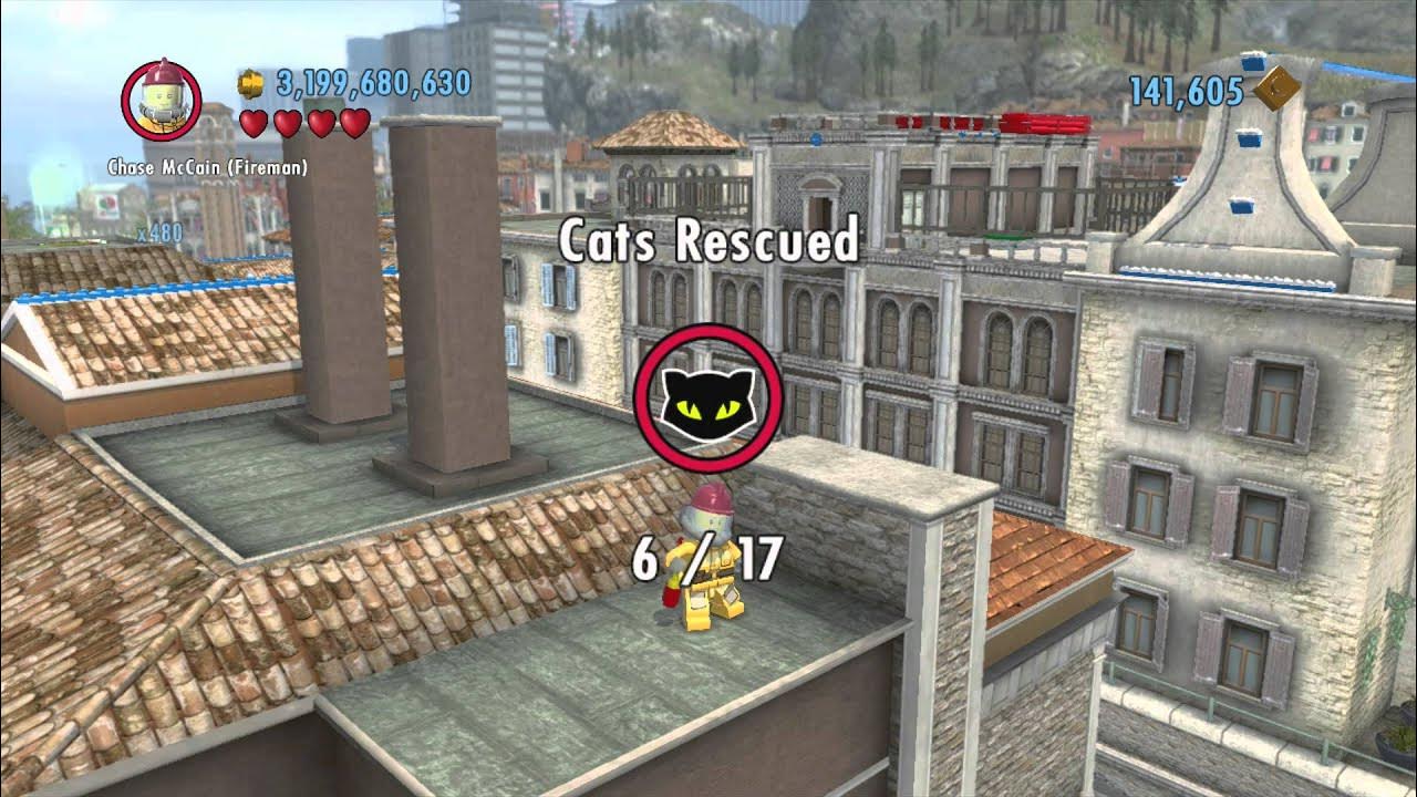 Populær fremsætte abstraktion LEGO City Undercover (Wii U) - Fresco: Part 2 of 3 (Gold Bricks, Tokens,  Red Brick) - YouTube