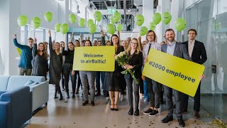 airBaltic Welcomes 2000th Employee