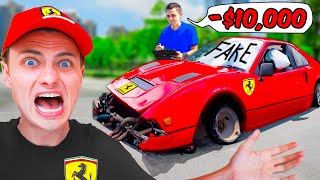 I Bought A FAKE Ferrari! (SCAMMED)