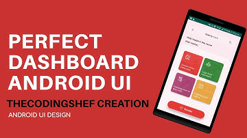 Modern Dashboard UI design  tutorial| Make dashboard UI Design in Android studio