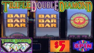 BOOM! NEW! DOUBLE GOLD WHEEL OF FORTUNE! Triple Double Diamond + Double 4 Times Pay Slot Play! screenshot 3