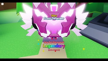 Hatching SHINY FROST DEFENDER ON CAMERA | Mining Simulator 2