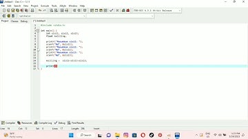 Menghitung Keliling Segitiga Menggunakan Bahasa C Dengan Aplikasi DevC++