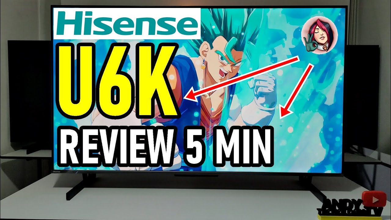 HISENSE U6K: FULL REVIEW IN 5 MINUTES / Smart TV 4K Dolby Vision Google TV  