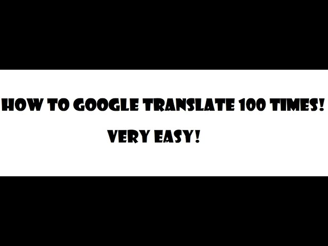 Google Translate - Wikipedia